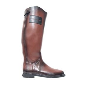 Burberry equestrian riding boots
